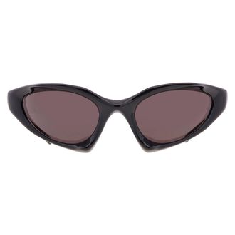 Balenciaga Grey Irregular Unisex Sunglasses BB0352S 001 67