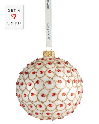 Waterford Holiday Heirlooms Sparkle Ornament With $7 Credit