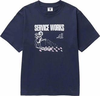 Service Works Mens Garden Graphic Tee In Navy