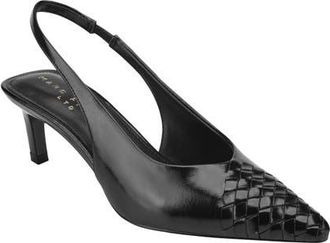 Marc Fisher Rilly Slingback Pump in Black at Nordstrom, Size 5.5
