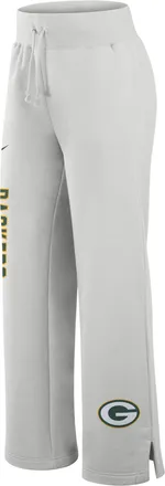 Nike Green Bay Packers Primetime Phoenix Wide-Leg Nike Womens NFL Sweatpants in Grey | 027E0BB7T-VZL