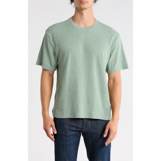 Lucky Brand Textured Boxy Knit T-Shirt in Green Bay at Nordstrom Rack, Size Xx-Large