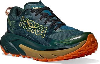 Hoka One One Mafate 5 Mens Running Shoes Tidal Wave/Mustard Seed : 12.5 D - Medium, Textile