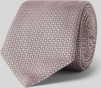 HUGO BOSS Krawatte aus Seiden-Mix in Hellbraun, Gr&ouml;&szlig;e 1