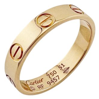 Cartier Love Pink Pink Gold (18K) Band Ring (Pre-Owned)