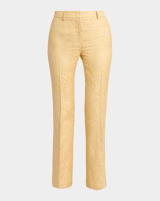 Etro Paisley Jacquard Flare Trousers