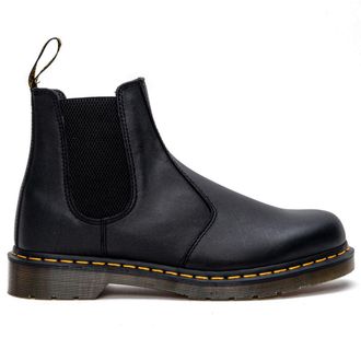 Dr. Martens 2976 Nappa Leather Unisex Slip On Boots - Black - Size:UK 6.5