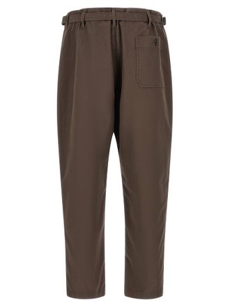 Christophe Lemaire Heavy Cotton Twill Trousers - Brown