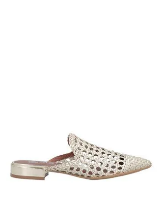 サンダル・ミュール ALEXANDER MCQUEEN Silver Leather Seal Mules Alexander McQueen Metallic Leather Heel Sandals from $504.00