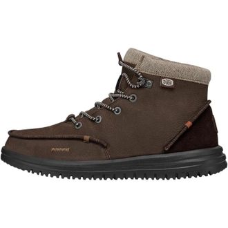 Hey Dude Bradley 40189-255 Boots Men Brown Leather Lace Up Moc Toe Ankle SHOP345