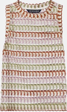 Veronica Beard Rhett crochet tank top