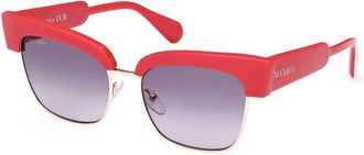 Max & Co. MO0092 66B Womens Sunglasses Gold Size 54