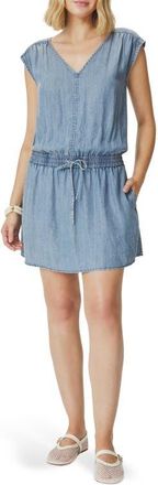 Splendid Ginger Sleeveless Chambray Minidress in Indigo Blue at Nordstrom, Size X-Large