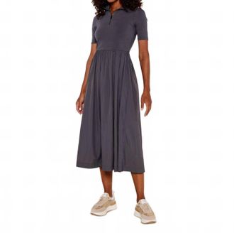 Desigual Boston Midi Dress In Gray Lead
