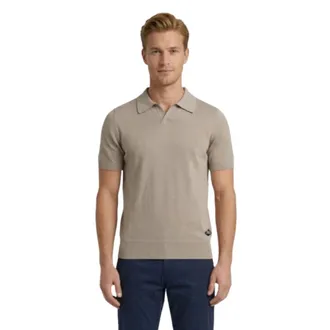 Roy Rogers Polo Shirts, male, Beige, Size: M Polo in filo di cotone