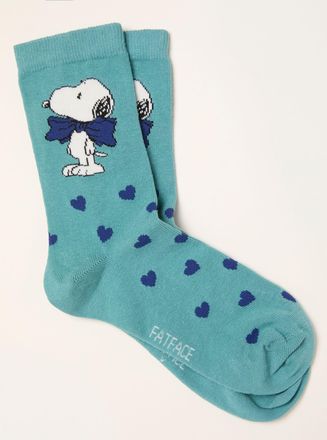 Fat Face FatFace Green Haze Snoopy Socks