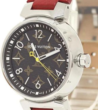 Louis Vuitton Pre-owned Vintage Polshorloge - Dames - Vintage Horloges - Bruin - ONE Size - Leer - Vintage