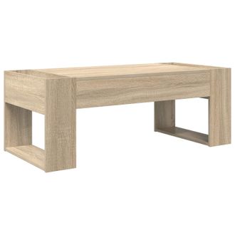 vidaXL Mesa De Caf&eacute; Roble Sonoma 110 X 50 X 41 Cm Madera De Ingenier&iacute;a Vidaxl