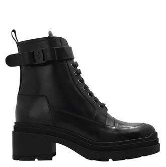 Ferragamo Ferragamo Ladies Black Lober Ankle Boots