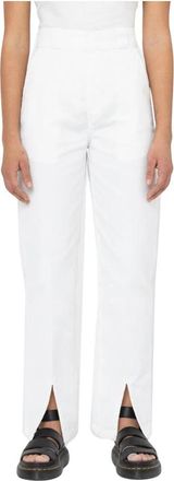 Dickies Phoenix Split Hem Long - Dames - Straight fit broeken - Wit - W27 - Katoen - Broeken