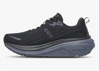 Saucony Mens Hurricane 25 Shoe In Shadow/black