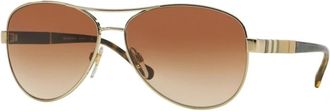 Burberry Zonnebril - Dames - Zonnebrillen - Geel - 59 MM - Accessoires