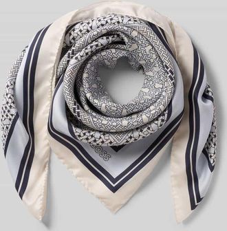 HUGO BOSS Schal aus reiner Seide Modell LAINY in Hellblau, Gr&ouml;&szlig;e 1