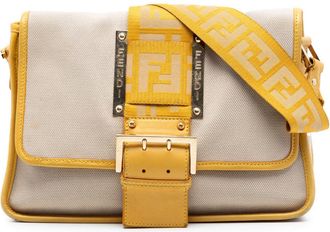 Fendi Pre-owned Fendi Canvas Borsa Tape Shoulder Bag Ladies NXPOWJE14MJXUZC0