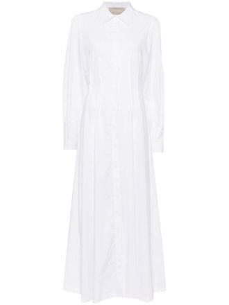 Elie Saab classic collar dresses - White