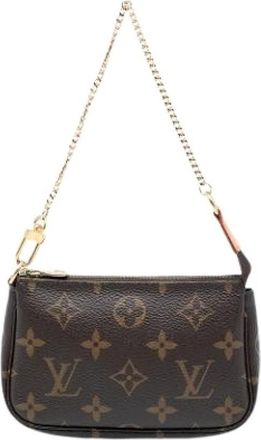 Louis Vuitton Pre-owned Mini Bags, female, Brown, Size: ONE SIZE Pre-owned Mini Pochette Accessoires