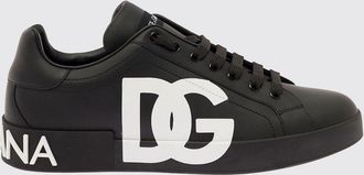 Dolce & Gabbana Sneakers Portofino in pelle di vitello con monogram DG