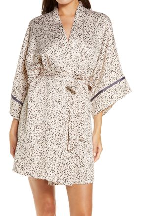 Midnight Bakery Leopard Print Lightweight Wrap - X Small