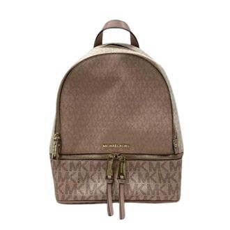 Michael Kors Pre-owned Backpacks, female, Brown, Size: ONE SIZE Pre-owned Fabric Backpack