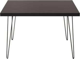 OEM Mesa De Centro Vida 68 X 68 Cm Para Sal&oacute;n, Habitaci&oacute;n Negro