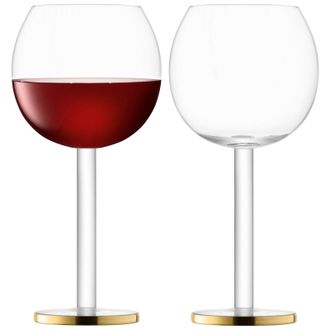 LSA International Mundgeblasenes Wein Goblet Luca 320 ml (2er-Set)