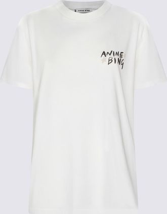 Anine Bing T-Shirt E Polo Bianco