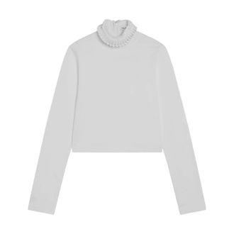 Alaia Dames, Tops, Wit, Maat: XS Katoen