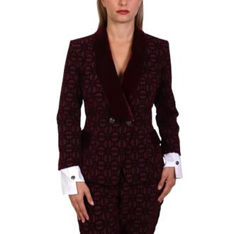 Elisabetta Franchi Dames, Jassen, Bruin, Maat: L