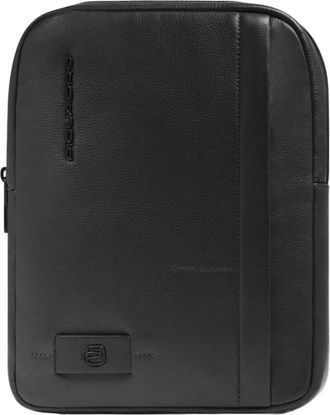 Piquadro W137 Crossbody Tas - Heren - Schoudertassen - Zwart - ONE Size - Leer - Tassen