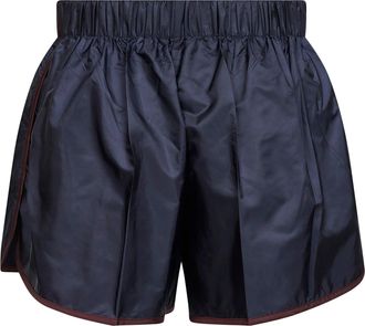 Prada Womens Blue Re-Nylon Shorts Recycled Polyamide