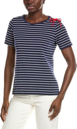Jones New York Shoulder Tie T-Shirt