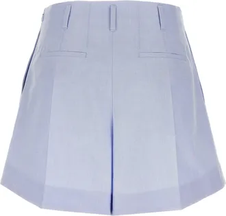 Givenchy Logo-Embroidered Cotton Shorts - Lavender
