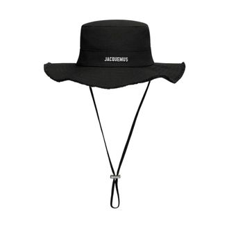 Jacquemus Hats, female, Black, Size: 60 CM Le Bob Artichaut