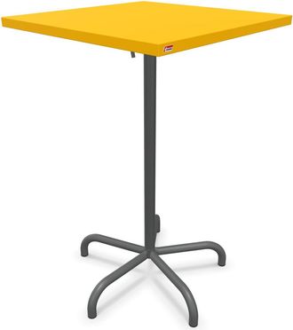 Schaffner Metall-Stehtisch S&auml;ntis Quadratisch Feuerverzinkt