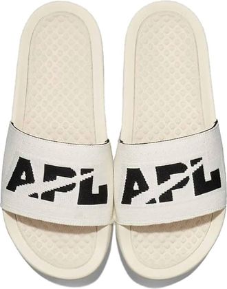 Athletic Propulsion Labs Mens Big Logo Techloom Slide In Pristine/black