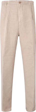 120% Lino Pleated trousers - Neutrals