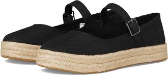Toms Carolina Mary Jane Womens Flat Shoes Black 1 : 5.5 B - Medium, Canvas