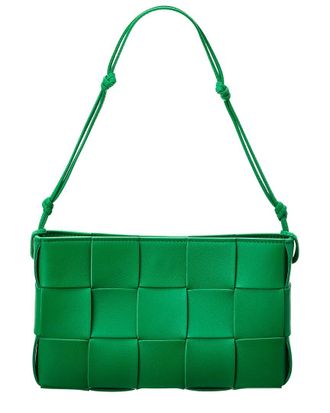 Bottega Veneta Cassette Intreccio Leather Pouch On Strap
