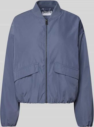 Jake*s Casual Jacke mit Rei&szlig;verschluss in Jeansblau, Gr&ouml;&szlig;e 42
