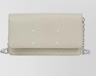 Maison Margiela chain strap wallet silk nylon design